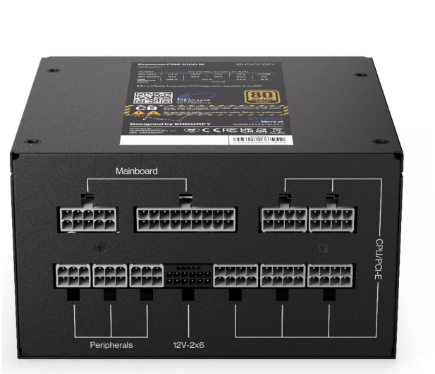 ENDORFY Supremo FM6 1000W 80 Plus Gold ATX 3.1 - 1319961 - zdjęcie 9